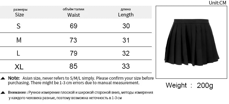 Slim Pleated Mini Skirt